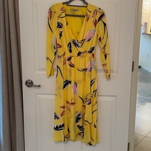 Oliver Bonas Yellow Floral Dress